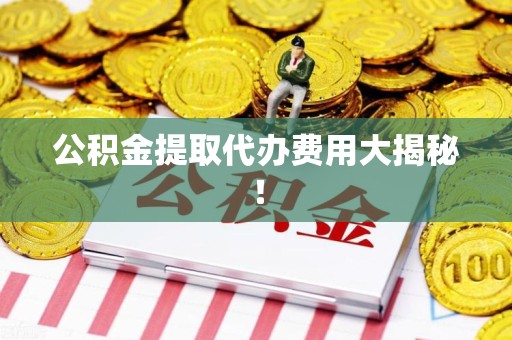 桐城公积金提取代办费用大揭秘! 桐城公积金提取代办费用大揭秘!